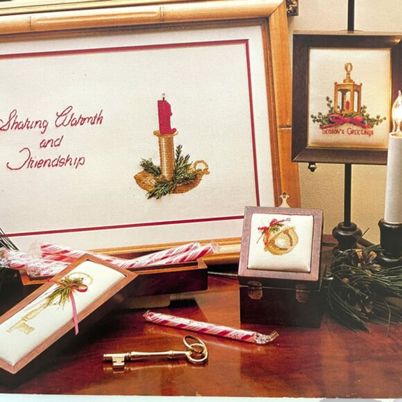 Lot of 3 Christmas Cross Stitch Pattern Booklets Imaginating and Stitchmaker - Picture 9 of 10